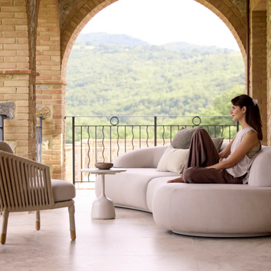 Cane Line Design Mellow Outdoor 5 Seater Sofa.