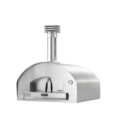 Fontana Marinara Dual Fuel Countertop Pizza Oven in stainless steel