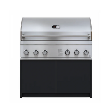 Whistler Fairford Grey Outdoor Kitchen with Burford 5-Burner BBQ | 3.1m x 5.1m.