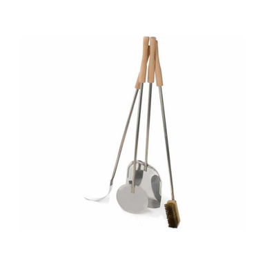 Front view of Alfresco Chef 4 piece peel set