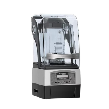 side view of Vitmaix Touch and Go Advance Food Blender in Black
