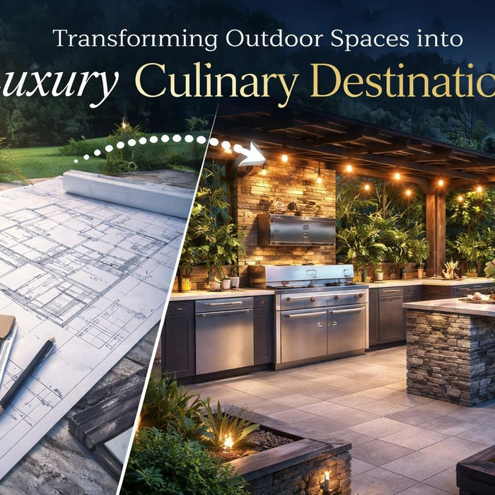 Custom Made Outdoor Kitchen: Luxury Design & Features