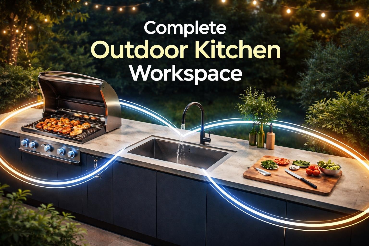 Outdoor Grill with Sink: Essential Design Guide