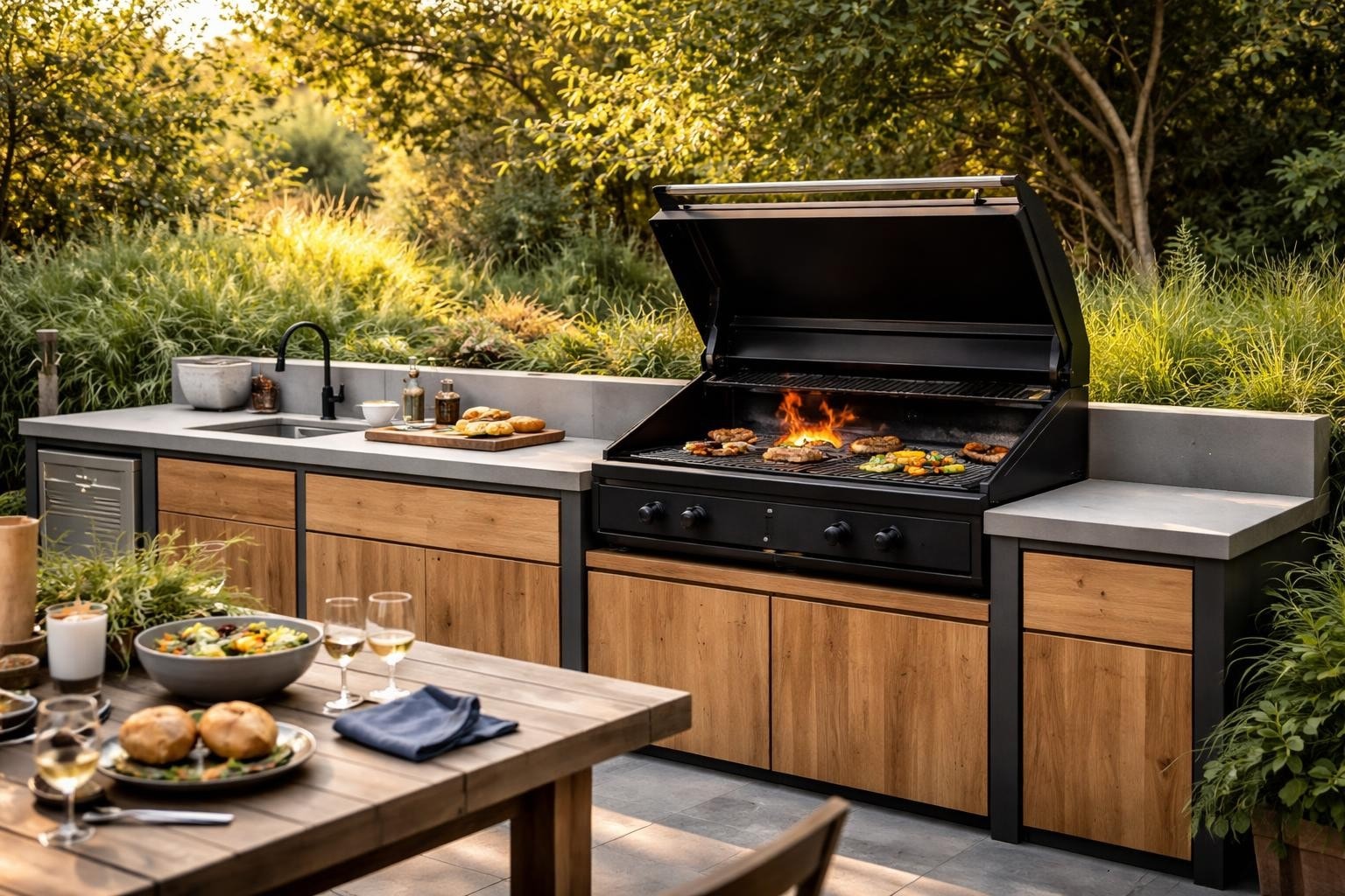 Charcoal Outdoor Kitchen: Design & Benefits Guide