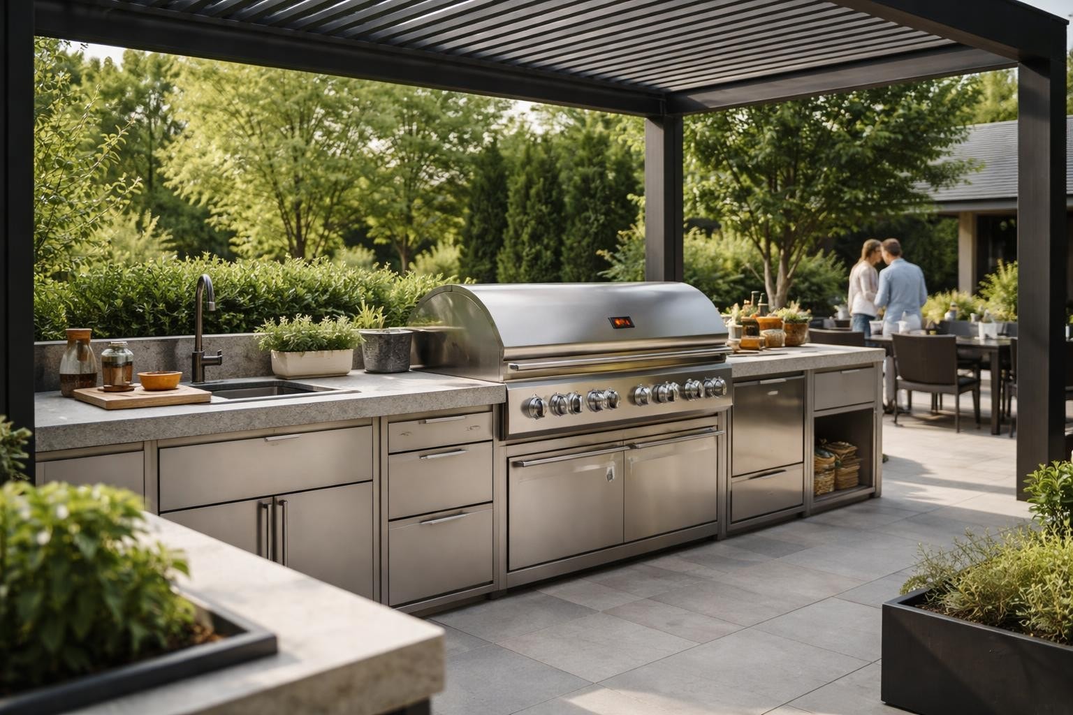 Outdoor Barbeque: Designing Luxury Alfresco Cooking Spaces