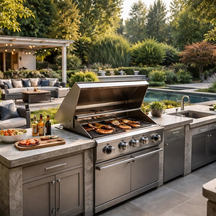 Outdoor Kitchen Barbecue Grills: Luxury Design Guide