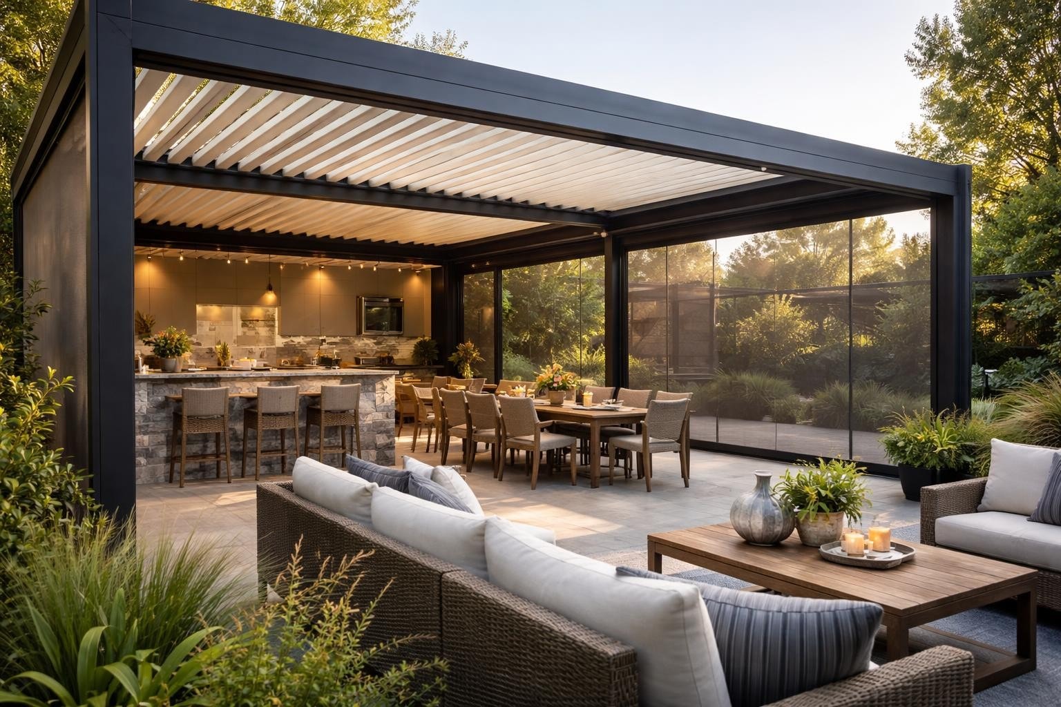 Pergola with Roof and Sides: The Ultimate UK Guide 2026