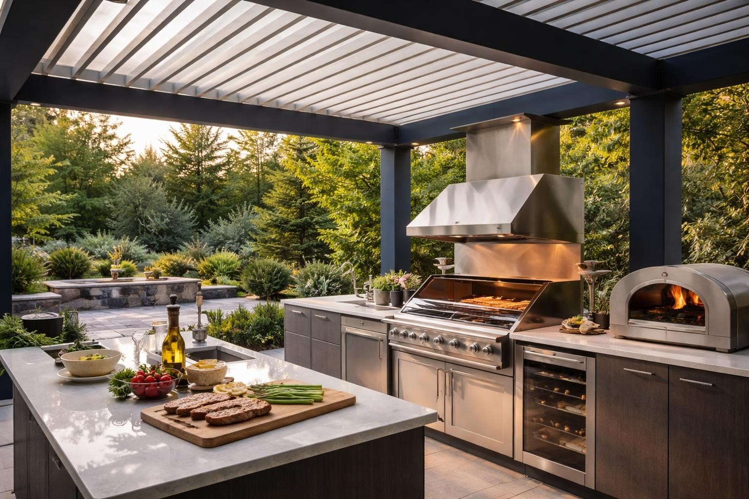 Barbecue Roof Ideas: Luxury Covered Outdoor Cooking Spaces