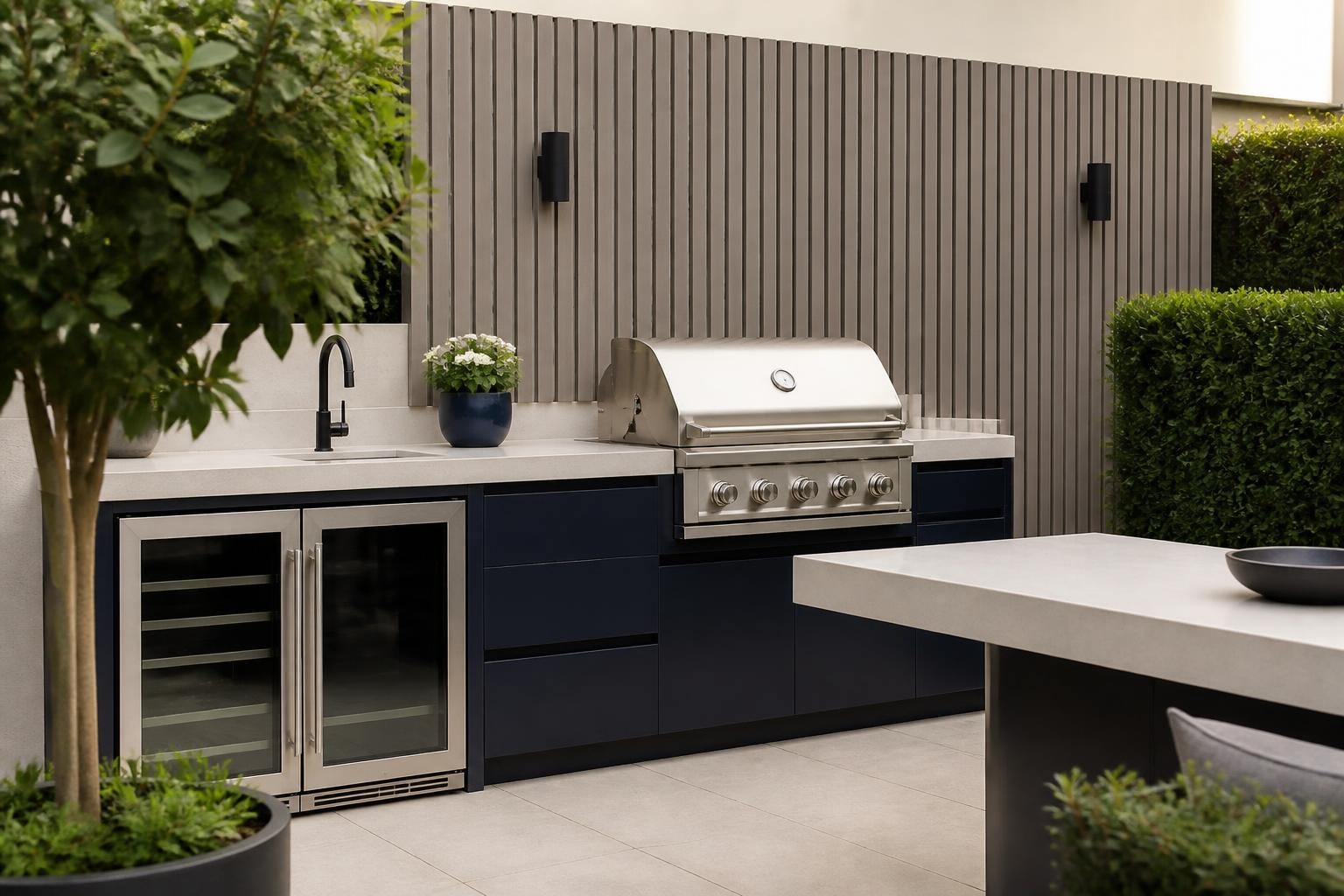 Compact Outdoor Kitchens: Luxury Design for Small Spaces