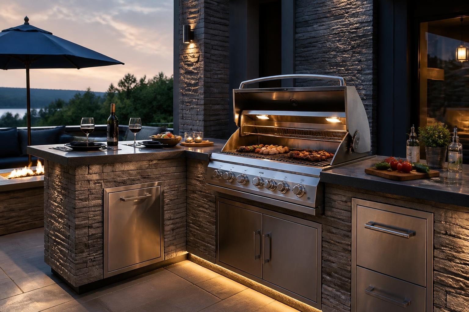 Built In BBQ Grills: A Guide to Luxury Outdoor Cooking