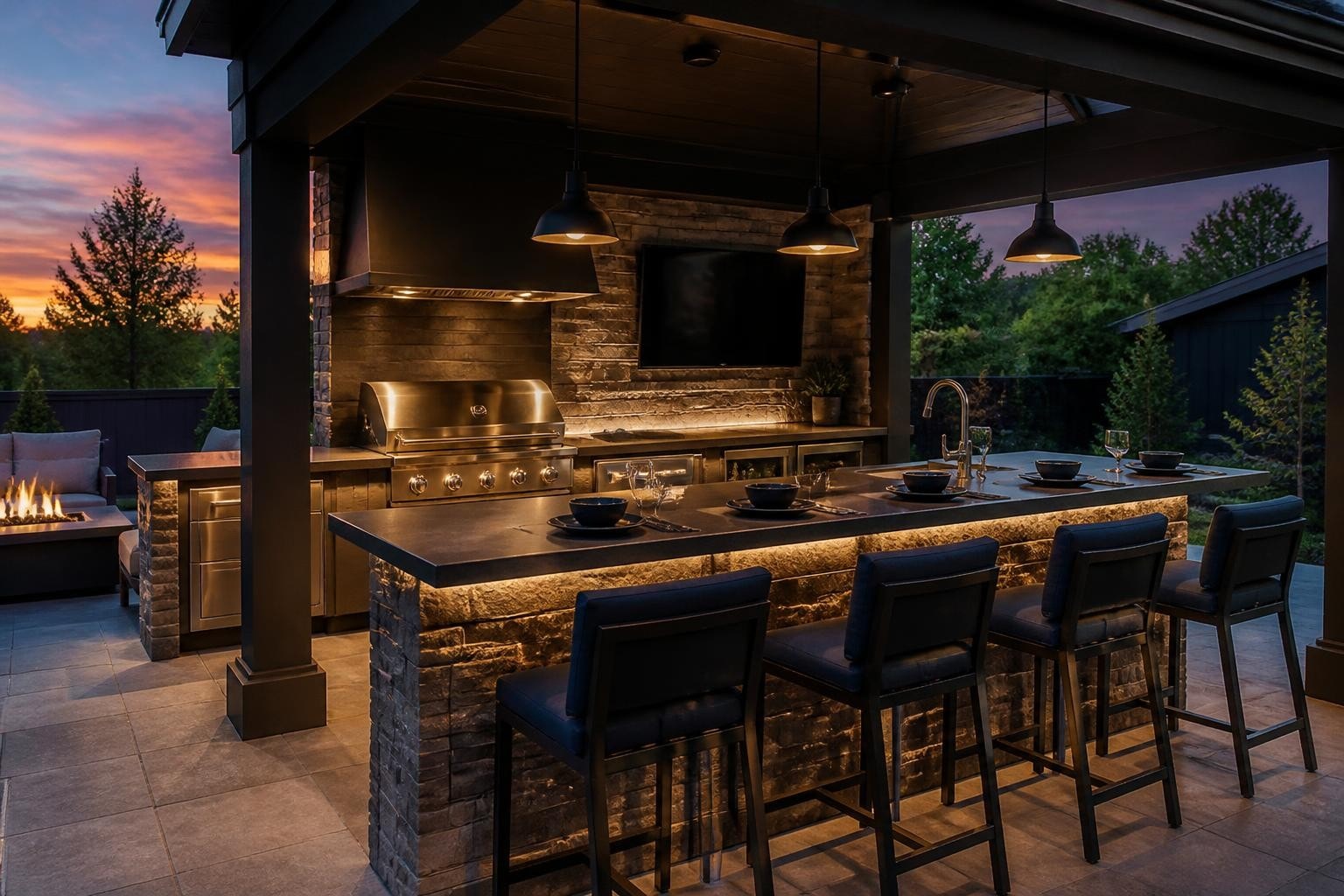 Outdoor Kitchen with Bar: The Ultimate Guide (2026)