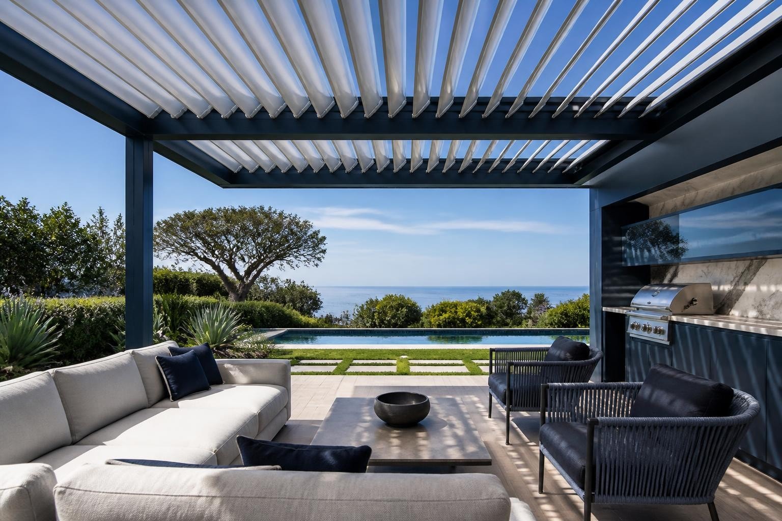 Pergola X: The Ultimate Motorised Louvered Roof System