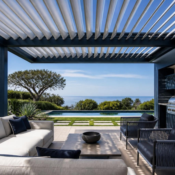 Pergola X: The Ultimate Motorised Louvered Roof System