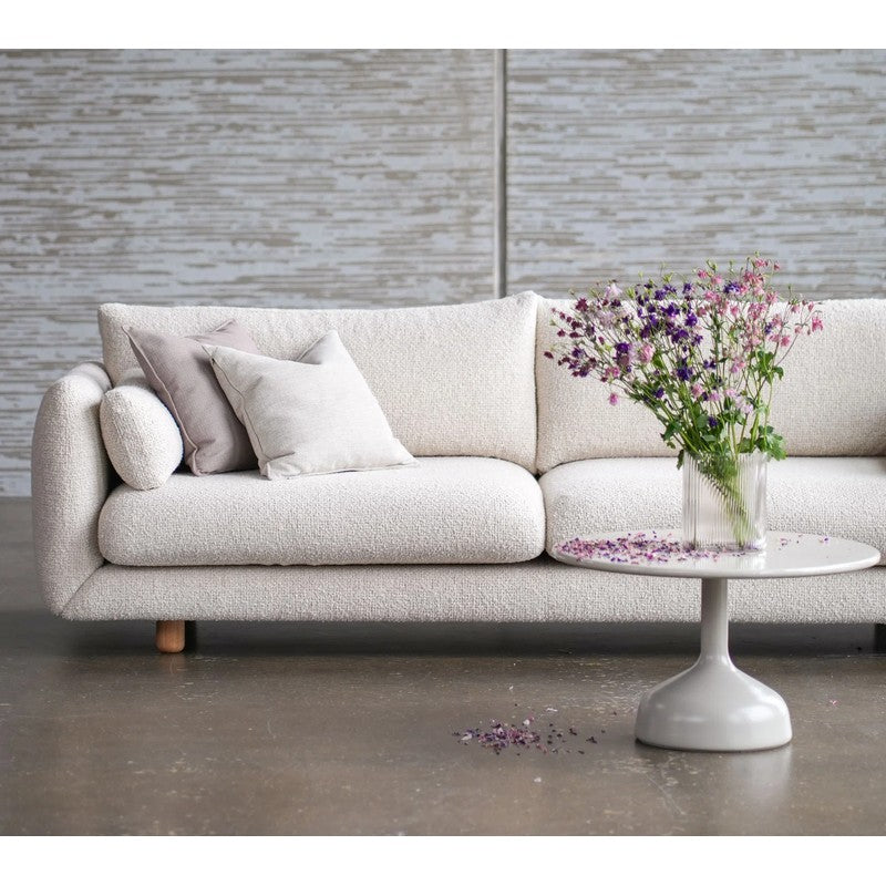 Cane-line Bloom 3-Seater Sofa with Chaise Longue & Plinth