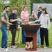 Barbecook Nestor Original Wood Corten Steel Plancha Grill