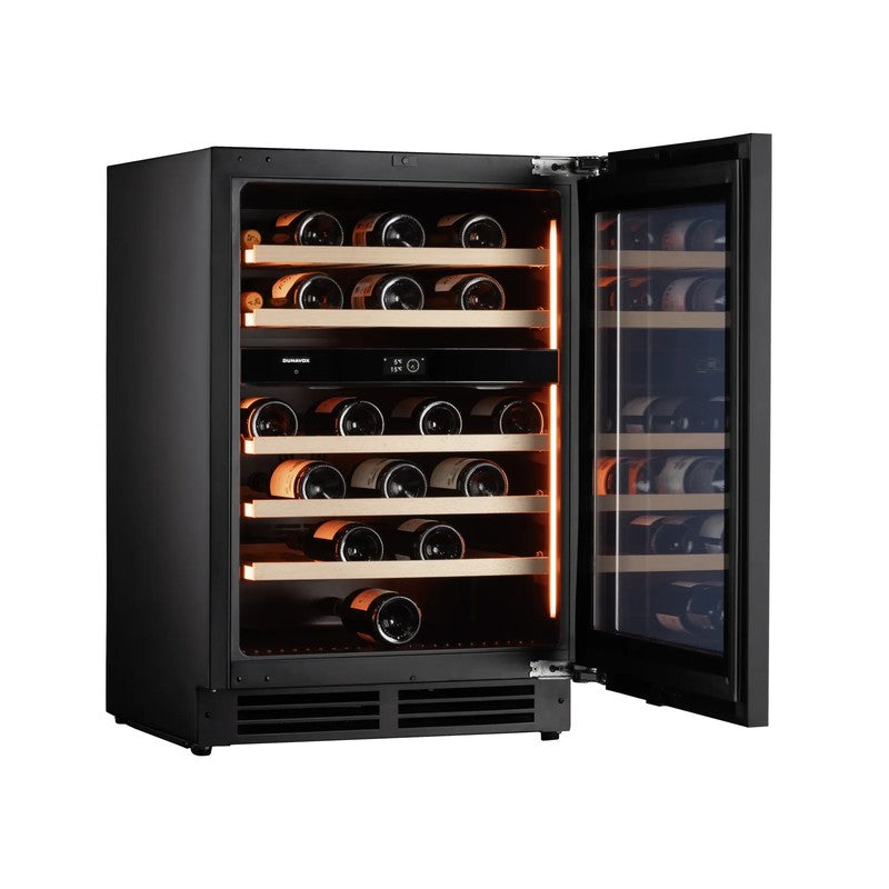 Dunavox FLOW-41 41 Bottle Fully Integrated Wine Cooler, 88cm Height