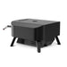 Cozze Rotate Gas Pizza Oven 13" with Cordierite Pizza Stone, Black