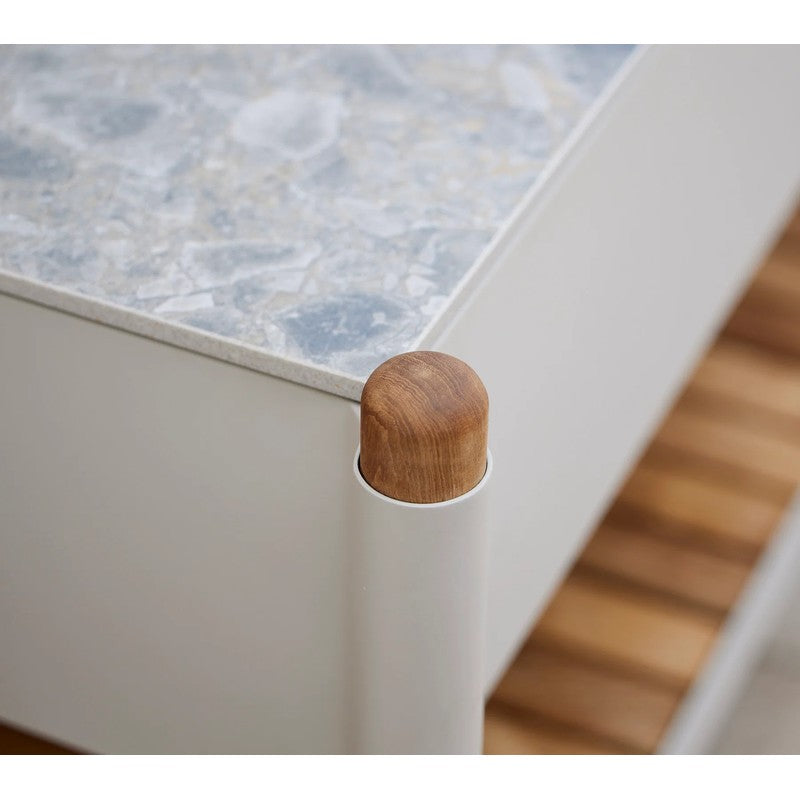 Sticks Kitchen with Teak Shelf