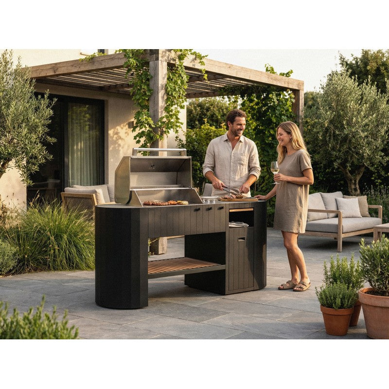 Q-boo OVO GM Stainless Steel Modular Outdoor Kitchen with Gas Grill