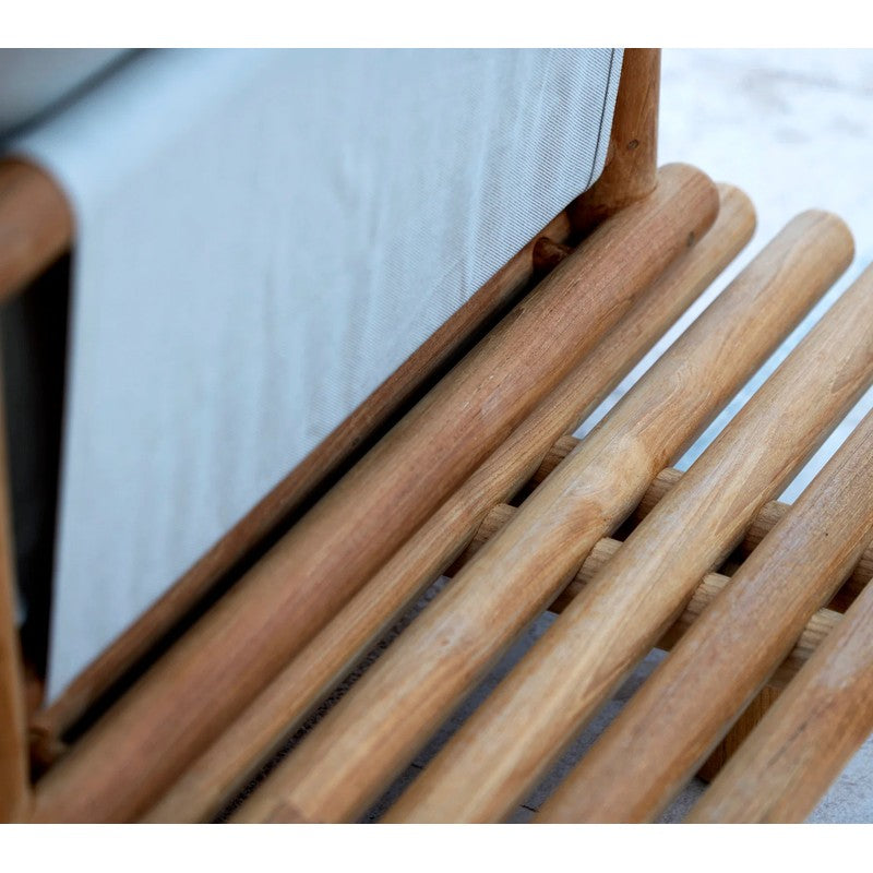 Cane-line Sticks Platform Sofa with Chaise Lounge