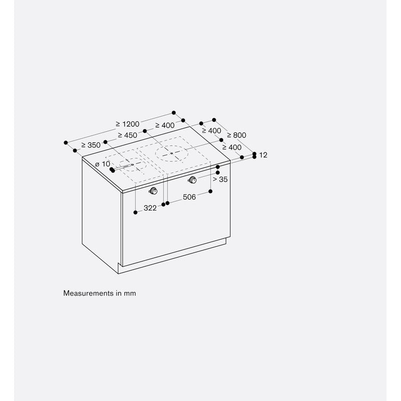 Gaggenau 400 Series CU428100 Stainless Steel Induction Module 50cm