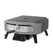 Cozze Classic Gas Pizza Oven 17" with Cordierite Pizza Stone, Grey & Black