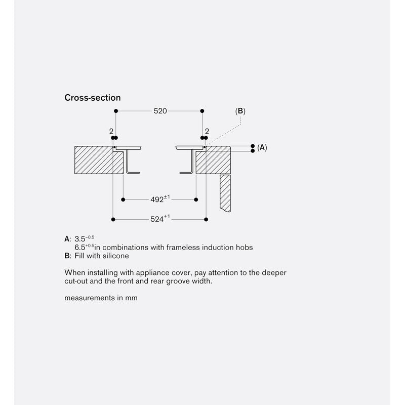Gaggenau 400 Series VP414115 38cm Stainless Steel Teppan Yaki