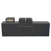 Cozze Elements Modular Outdoor Kitchen with Quattro 900 Grill & Storage, Matte Black