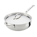 Hestan ProBond Luxe Stainless Steel Essential Pan with Lid, Mirror-Polished