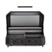 Cozze G-800 Combo Stainless Steel Gas Plancha Grill with Warming Rack