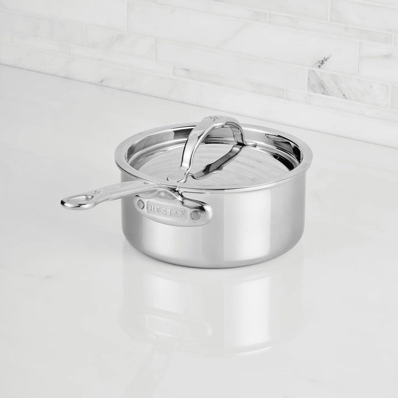 Hestan ProBond Luxe Stainless Steel Saucepan with Lid