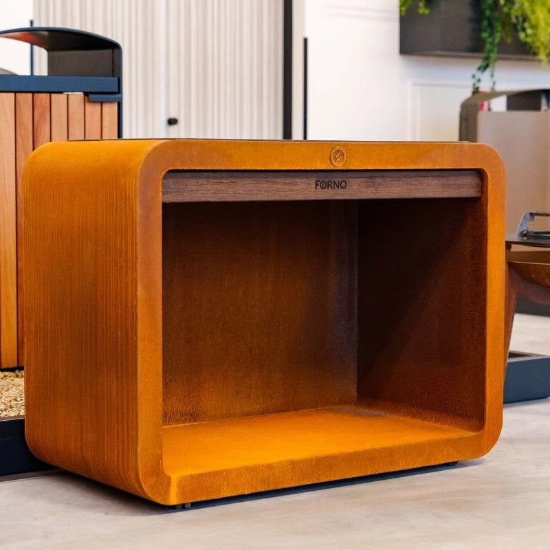 Adezz Forno Corten Steel Outdoor Kitchen Station