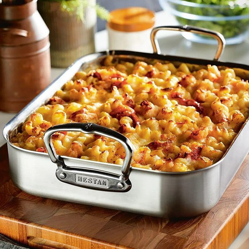 Hestan ProBond Classic Stainless Steel Roasting Pan with Rack