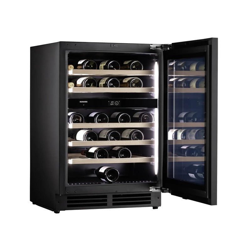 Dunavox FLOW-41 41 Bottle Fully Integrated Wine Cooler, 88cm Height