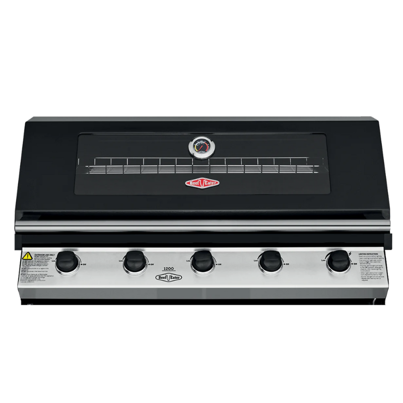 Beefeater 1200E Series 5 Burner Built In BBQ in Porcelain and Enamel