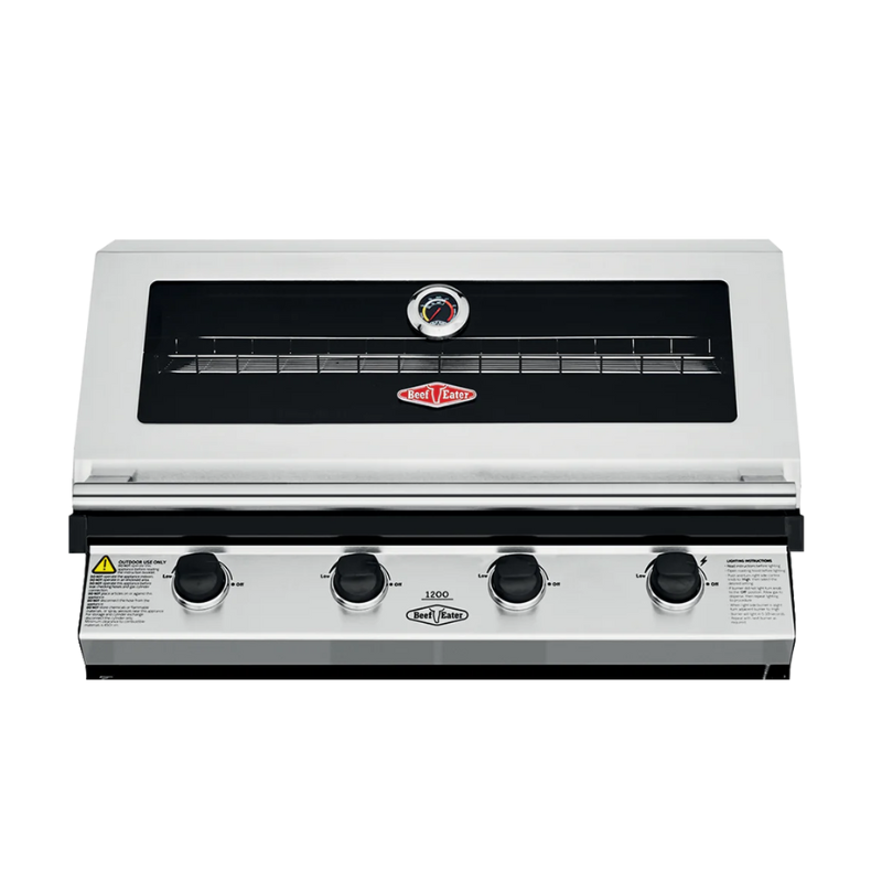 Beefeater 1200S Series 4 Burner Built In BBQ in Stainless Steel