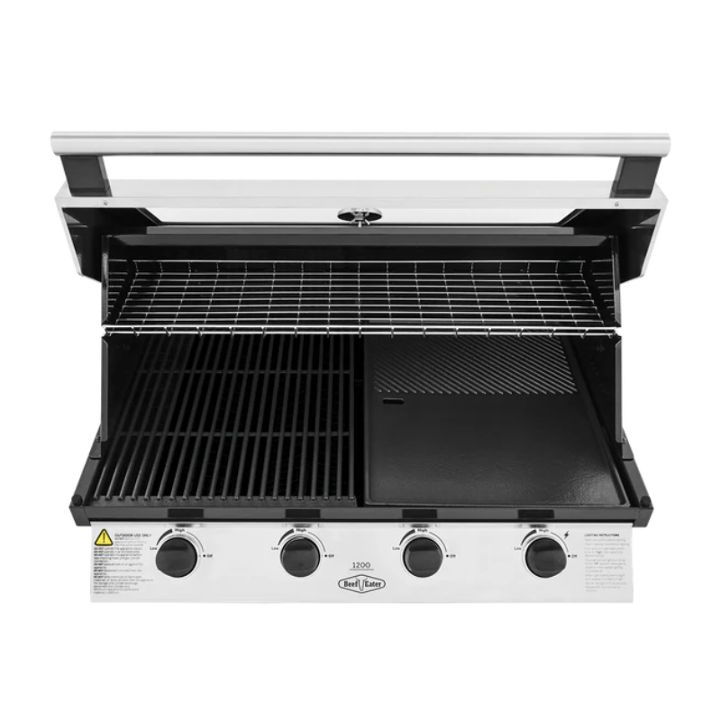 Beefeater 1200S Series 4 Burner Built In BBQ in Stainless Steel