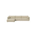 Cane-line Bloom 3-Seater Sofa with Chaise Longue, Right & Teak Legs