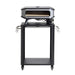 Cozze Table with Pull Out Stainless Steel Outdoor Table with Pull-Out Prep Shelf & Tool Hooks