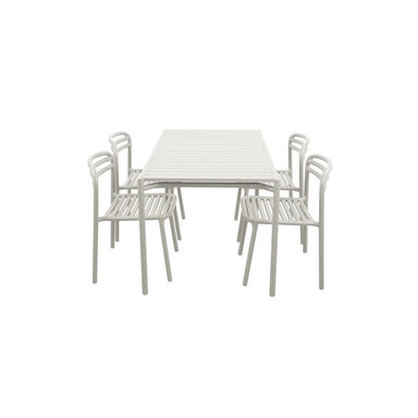 Bliss Dining Table Rectangular with 4 Bliss Chairs