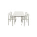 Bliss Dining Table Rectangular with 4 Bliss Chairs