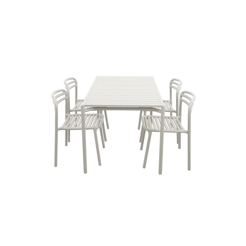 Bliss Dining Table Rectangular with 4 Bliss Chairs