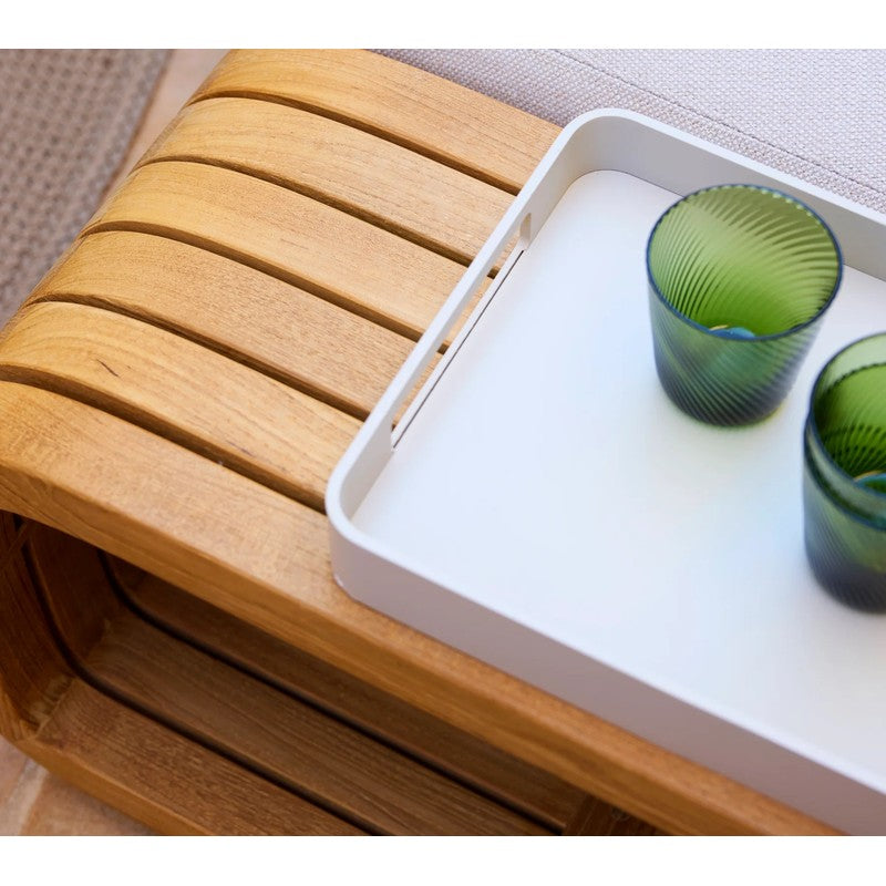 Cane-line Club Rectangular Tray, Teak or Aluminium
