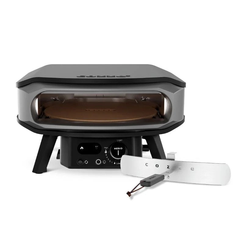 Cozze Premium Rotate Gas Pizza Oven 17" Powder-coated Steel