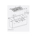 Gaggenau 400 Series VG491115F Stainless Steel Gas Cooktop 90cm