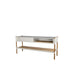 Sticks Kitchen with Teak Shelf