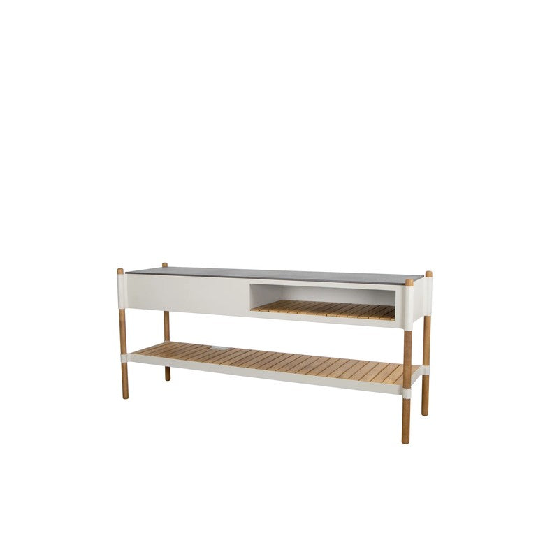Sticks Kitchen with Teak Shelf