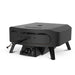 Cozze Rotate Gas Pizza Oven 17" with Pizza Door, Black