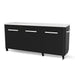 Cozze Outdoor Kitchen 180 Stainless Steel Outdoor Kitchen Unit