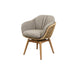 Cane-line Stay Outdoor Dining Chair with Teak Swivel